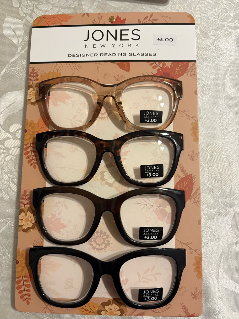 Jones New York +1.50 Women's Reading Glasses Set — multicolor pack of 4 New